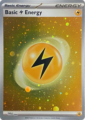 Basic Lightning Energy (Cosmos Holo) - Scarlet & Violet